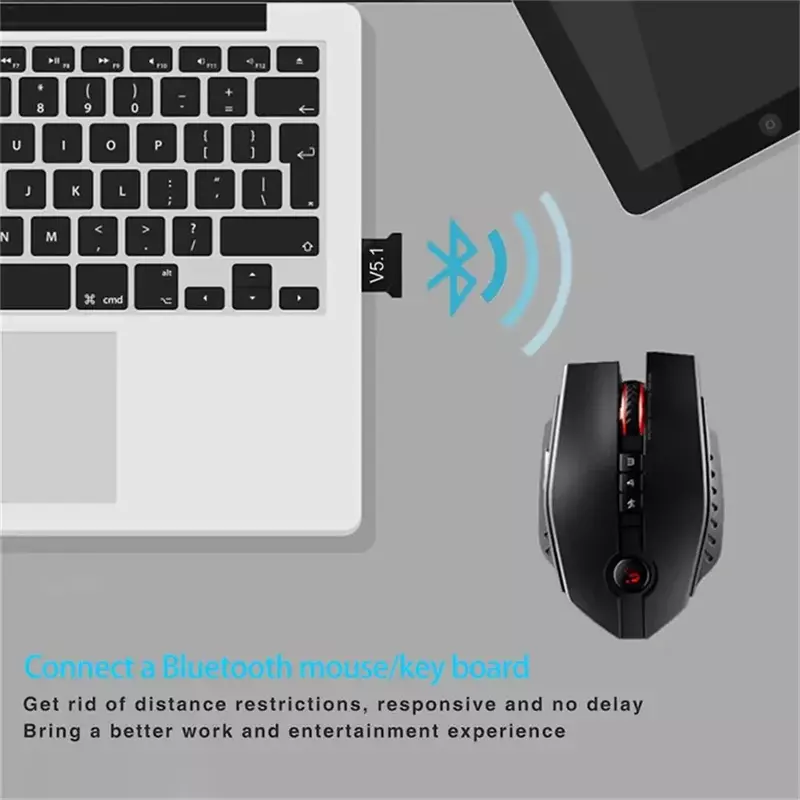 USB Bluetooth 5,1 адаптер передатчик приемник Bluetooth аудио Bluetooth ключ беспроводной USB адаптер для компьютера ПК ноутбука
