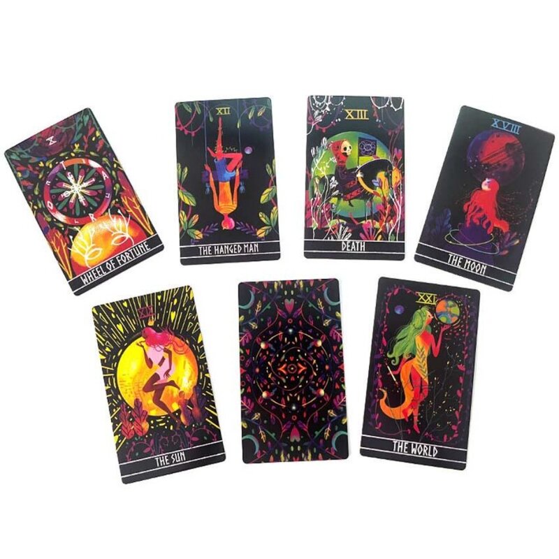 Jeux de cartes manuels en papier, tarot degradTale, 12x7 cm