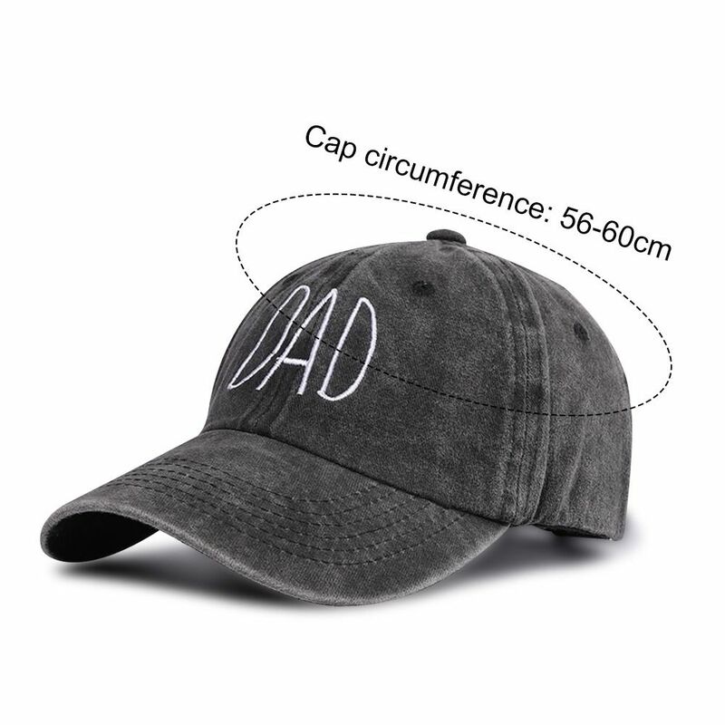 Men Women WASHED DENIM Vintage Baseball Hats DAD MOM Embroidery Baseball Caps Distressed Faded Cap Sunscreen Hats