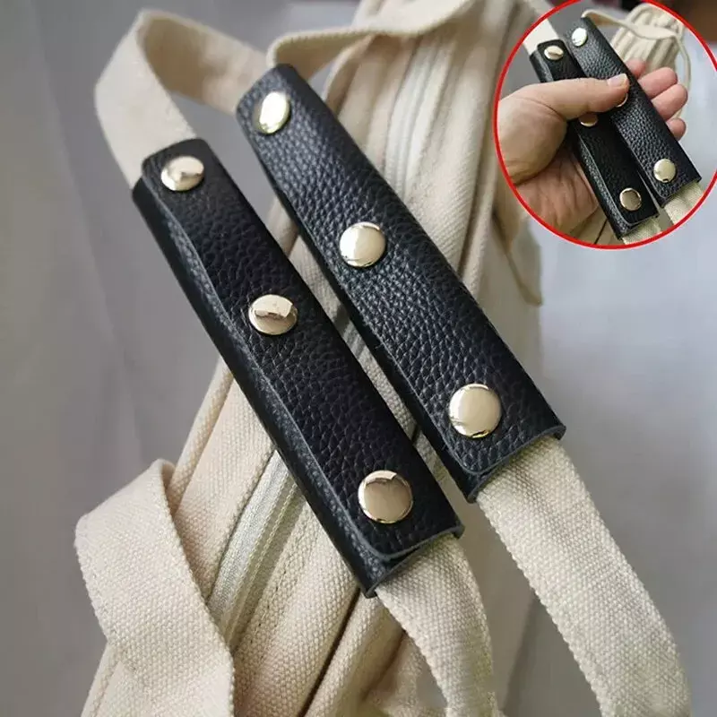 4Style Computer Bag Suitcase Grip Protective Mat Wrap Leather PU Anti-stroke Hand Shoulder Strap Pad Cover Bags Accessory