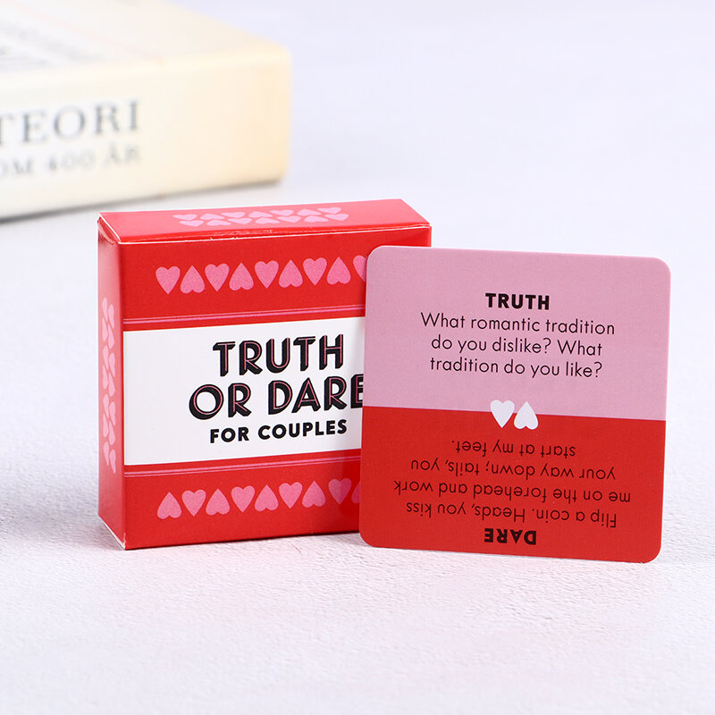 Truth or Dare for Couples 51 Questions and Challenges Sexy Date Night Card Game for Couple Naughty Adult Game Drink