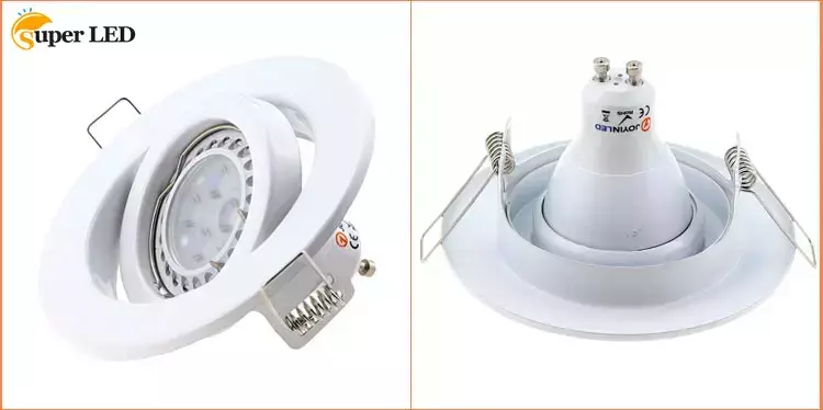 Светодиодный локальный светильник GU10 MR16 GU5,3 потолочный светильник, встраиваемый внутренний светильник, коммерческое освещение с отверстием 80 мм