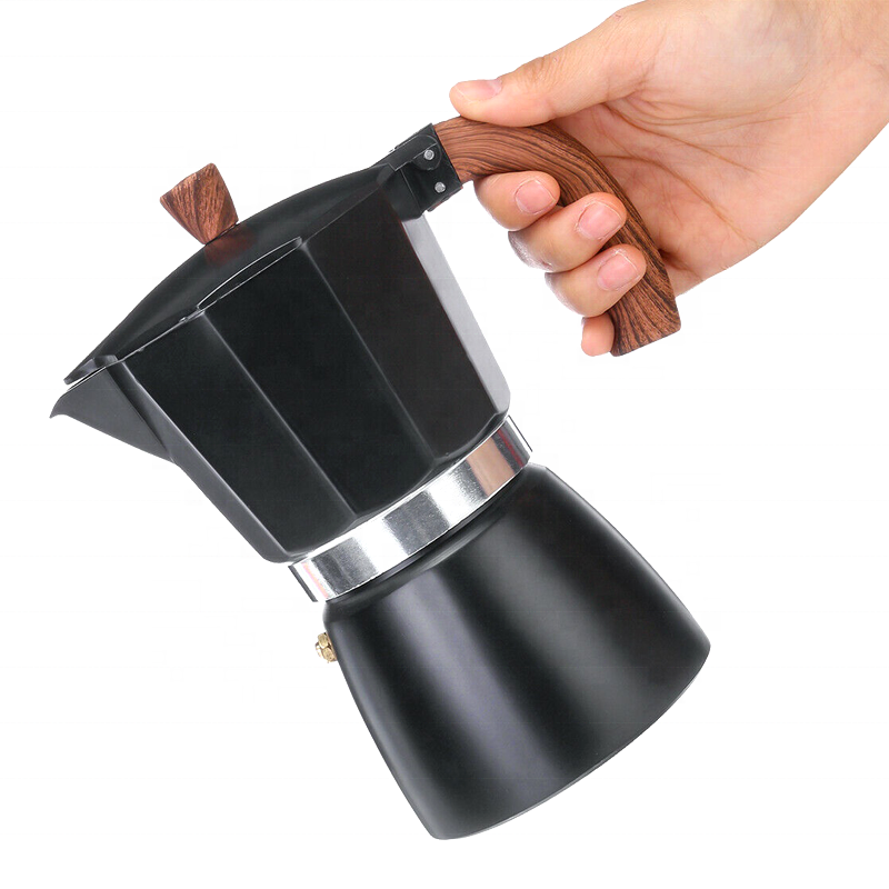 Piano cottura macchina per caffè Espresso Moka Pot 3/6 tazza per caffè Espresso macchina per caffè cubana fornello macchina per caffè