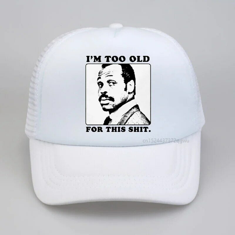 Im terlalu tua untuk topi bisbol senjata lipstik ini, topi aksi film lucu ayah Pop hop jaring baru bernapas gorra