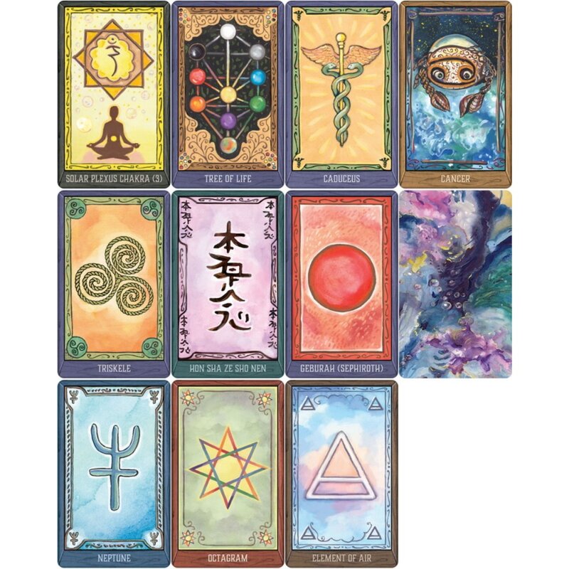 12x7 Cm Oracle of Ascendance Open Doors To Cosmic Truths, Inner Growth, and Higher Consciousness 72 Pcs Cards