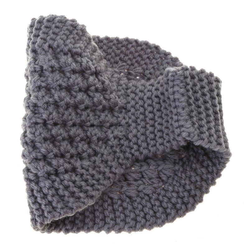 Winter Wide Headband for Woman Thick Knit Hairband Earmuffs Headband/Neck Warmer Dropship