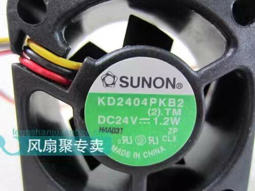 SUNON-3-Wire Ventilador de refrigeração, KD2404PKB2, 24V1.2W, 4cm, 4020, original, novo, frete grátis
