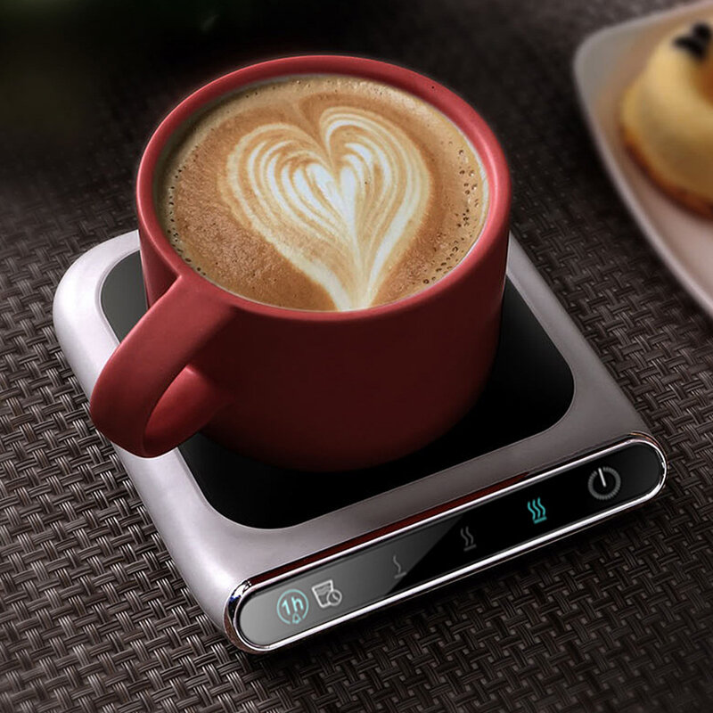 Sottobicchieri riscaldati USB Home Office caffè al latte sottobicchieri riscaldati riscaldatore termostato a tre velocità Mini riscaldatore portatile