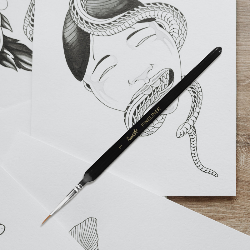 مجموعة فرش الخط المصغرة ، أقلام صينية للمبتدئين ، قلم خط الخطاف ، أقلام حساسة ، فرشاة الخط التقليدية ، 6: