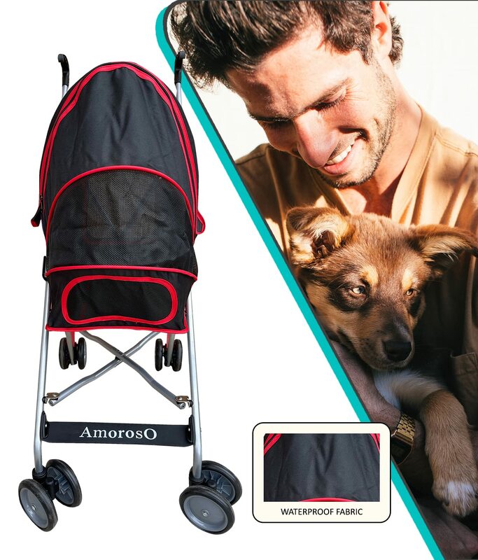 Pet  | Dog  & Cat  Polyester, Heavy Duty & Folding Pet  for Travel | Mesh Viewing Window