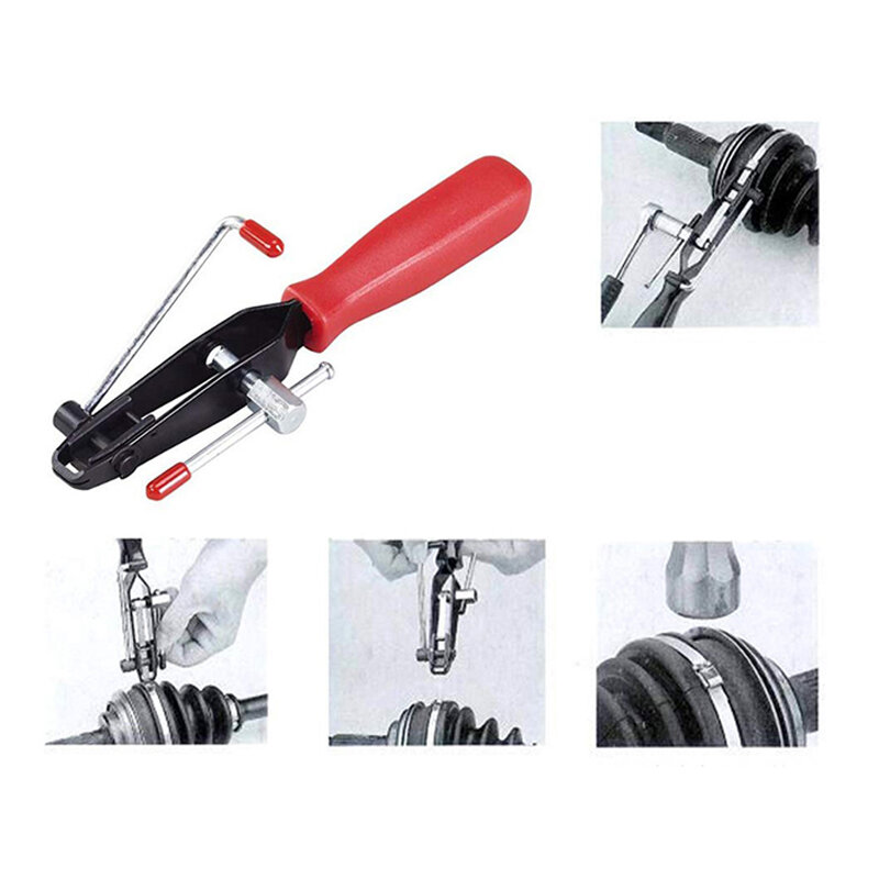 Car ATV Auto Joint Banding Boot Axle Clamp Tool Half Shaft Boot Band Buckle Clamps Repair Install Tools Axle Clamp