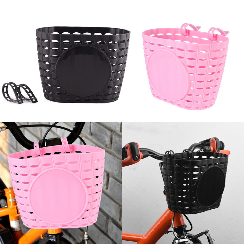 Прочная запасная пластиковая корзина для хранения велосипеда, удобная установка, идеально подходит для езды на велосипеде на открытом воздухе, черного цвета