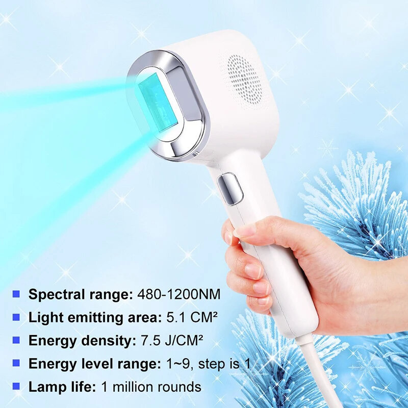 Профессиональный Перманентный IPL лазерный эпилятор для женщин, ледяной аппарат для удаления волос, инструменты для удаления волос, депилятор для всего тела, бикини