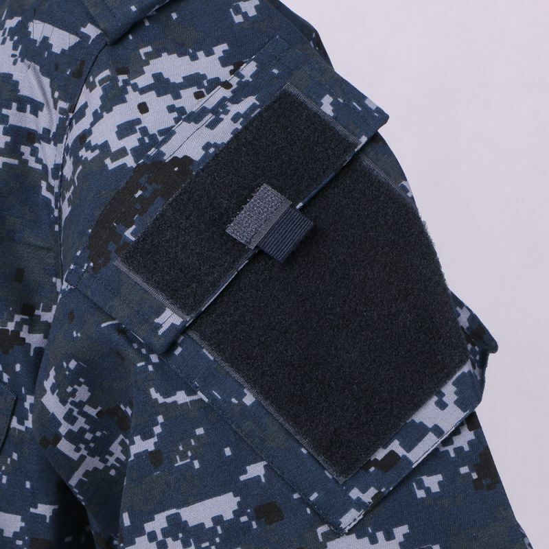 Niebieski cyfrowy mundur taktyczny zestawy męskie mundurek outdoorowy ubrania robocze CS mundurek szkoleniowy