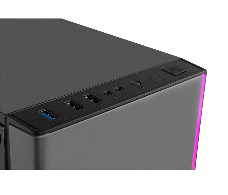 NOX Semitorre ATX-마이크로 ATX-ITX Infinity 오메가 RGB- USB 2.0 3.0, 오디오 허브, ARGB 120mm 팬, 최대 5 개의 팬 공간