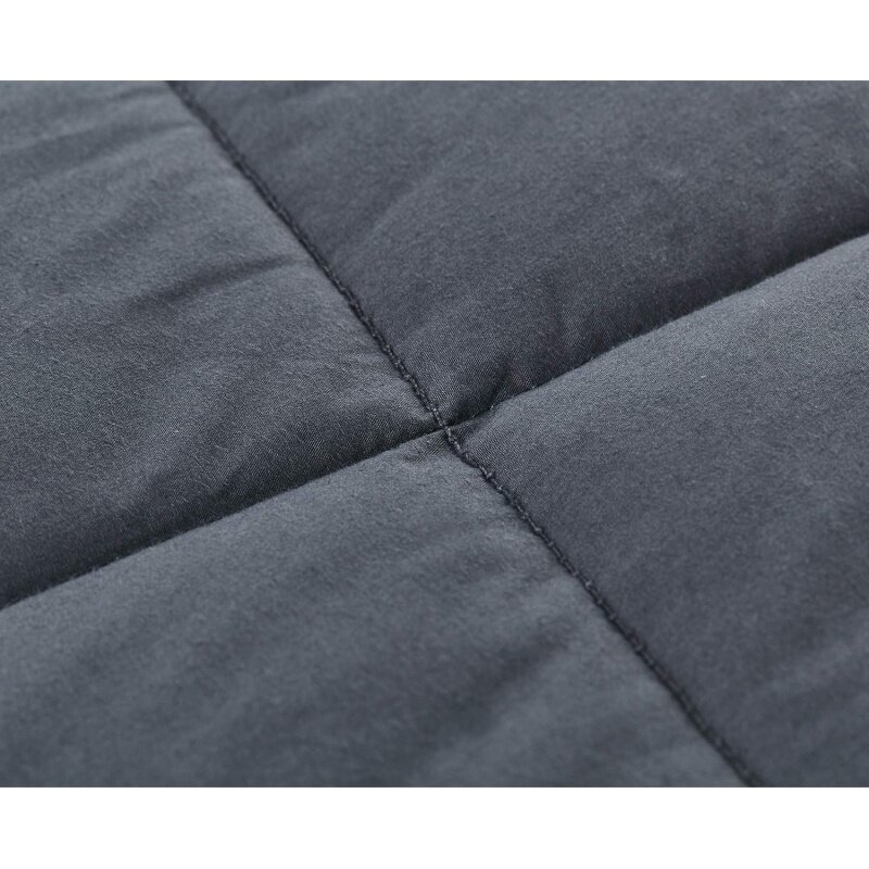 ダークグレーの加重毛布、90 "x 108" 、50ポンド