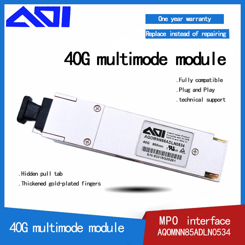 Modulo ricetrasmettitore QSFP 40Gb LC MPO modulo in fibra ottica QSFP + 1310nm 10km/20km DDM per apparecchiature MikrotikOptical