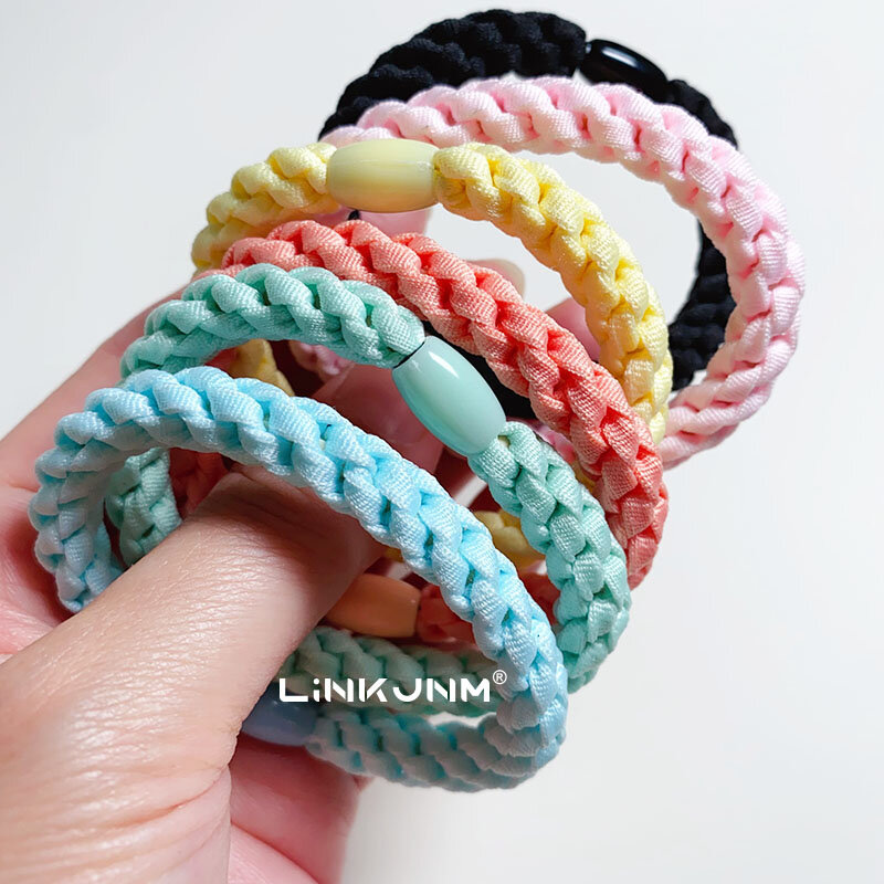 12PCS Koreanische Frauen Starke Haarband Quanlity Mädchen Elastische Haar Gummi Bands Kinder Haar Halter/Gum/Krawatte/zubehör