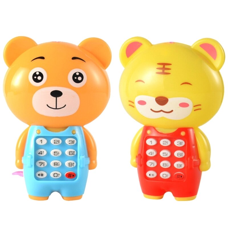 Baby Music Phone Toy Electric Cartoon Mobile Phone Toy for Toddler Brain Development Early Learning Toy Children DropShipping