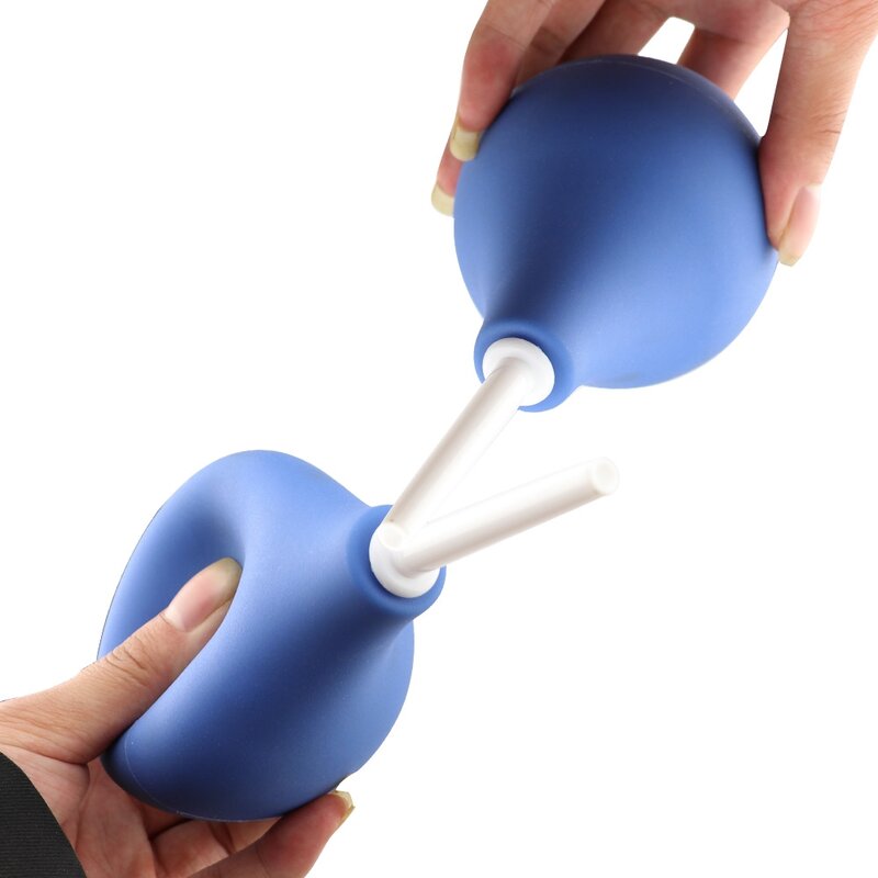 Unisex bidé chuveiro de silicone enema vaginal enema retal seringa anal reto vaginal cleaner bidé acessórios do banheiro