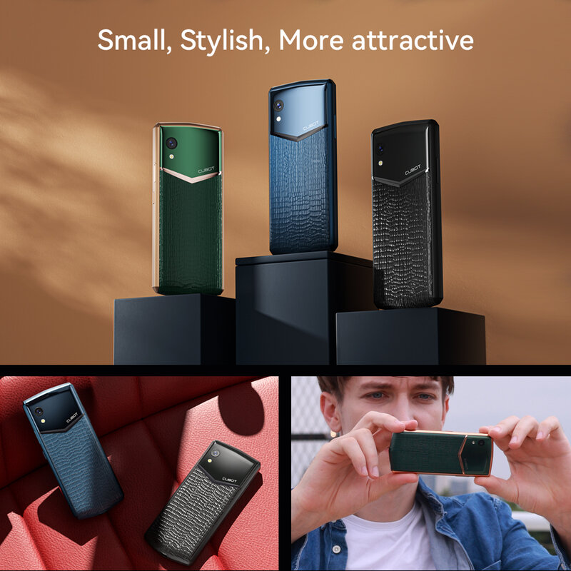 Cubot Pocket 3, Điện thoại thông minh nhỏ 4,5 inch 2022, Helio G85, Octa-Core, NFC, RAM 4GB, ROM 64GB, 3000mAh, Máy ảnh 20MP, mini smartphone android 12, 4G mini phone, Face ID, GPS