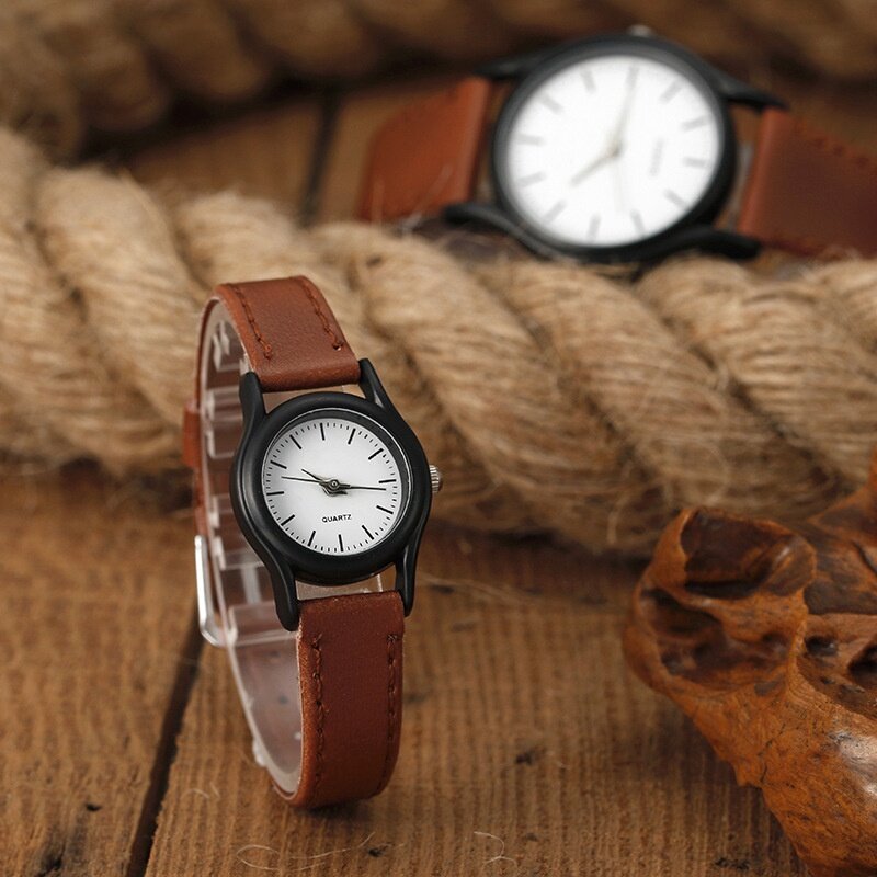 【Gotowy stock】 kegllect New Fashion Business kwarcowy zegarek Temperament para skórzany pasek zegara
