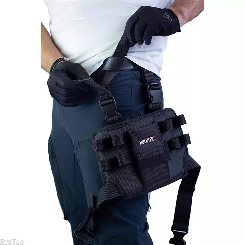Repair Tool Bag Around Your Leg, ferramenta atualizada saco, saco compacto pequeno portador para eletricista, Mechanic Tool Pouch, Novo, 2024
