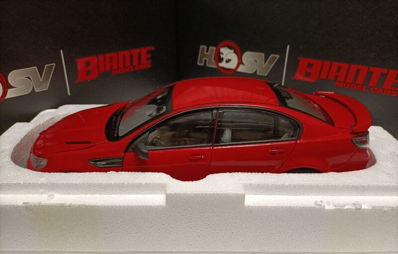 Biante-Modèle de voiture Holden HSV GTSR HERON, sans certificat, édition limitée, alliage métallique ouvert, cadeau jouet, simulation, 1:18