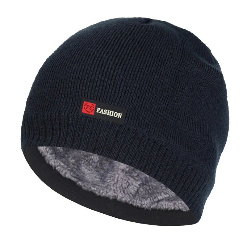 Topi Rajutan Musim Dingin Pria Bermerek Topi Musim Dingin Wanita Beanie Topi untuk Pria Topi untuk Pria Topi Beaine Lembut Tebal Bulu Hangat Topi Pria