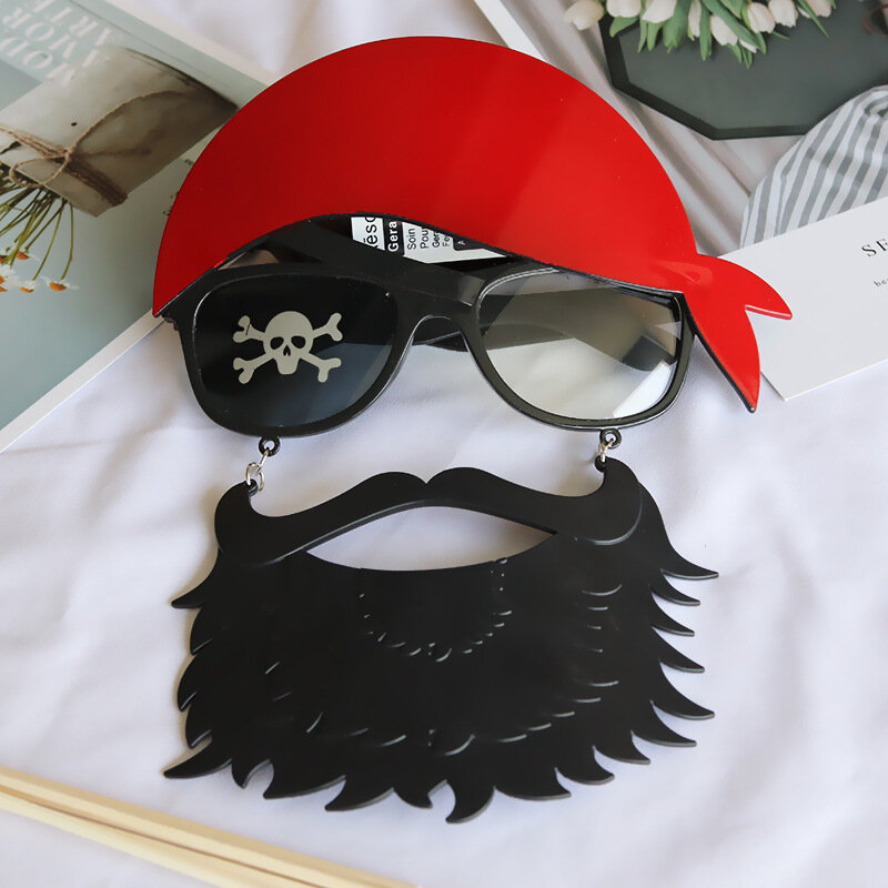 Funny Glasses Masquerade Party Cosplay Beard Eyewear Hallowee Festival Adults Costumes Accessories Photography Props Decoration