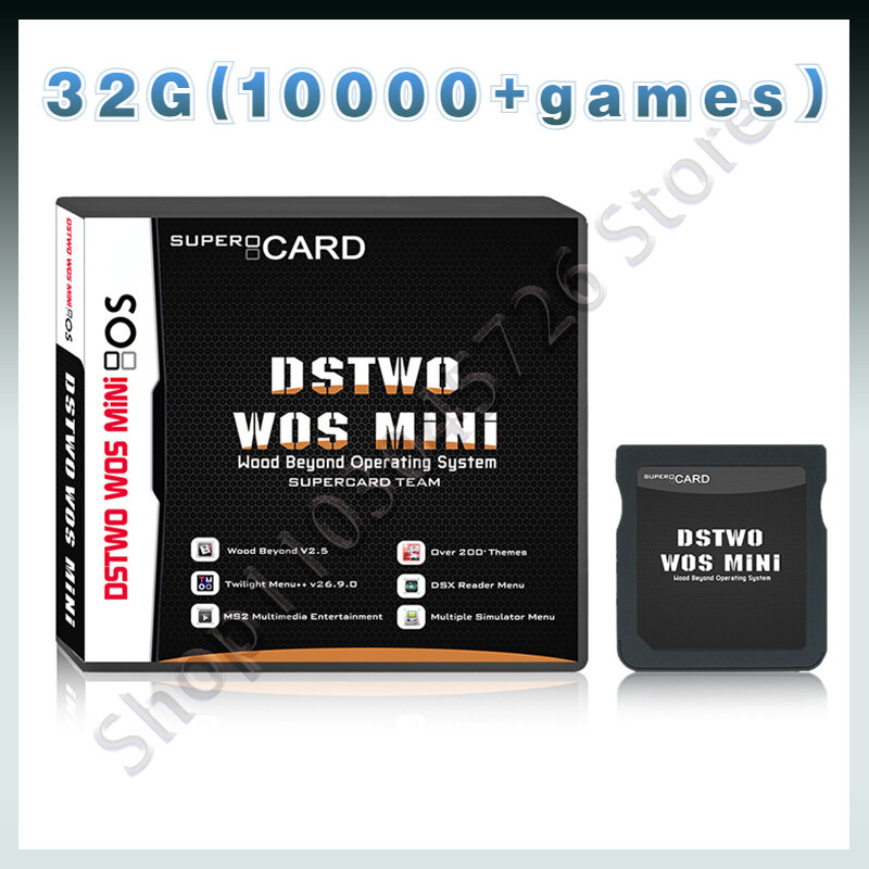 Игровой картридж NDS, мини-система dщение WOS 10000 + игровая комбинированная карта NDS