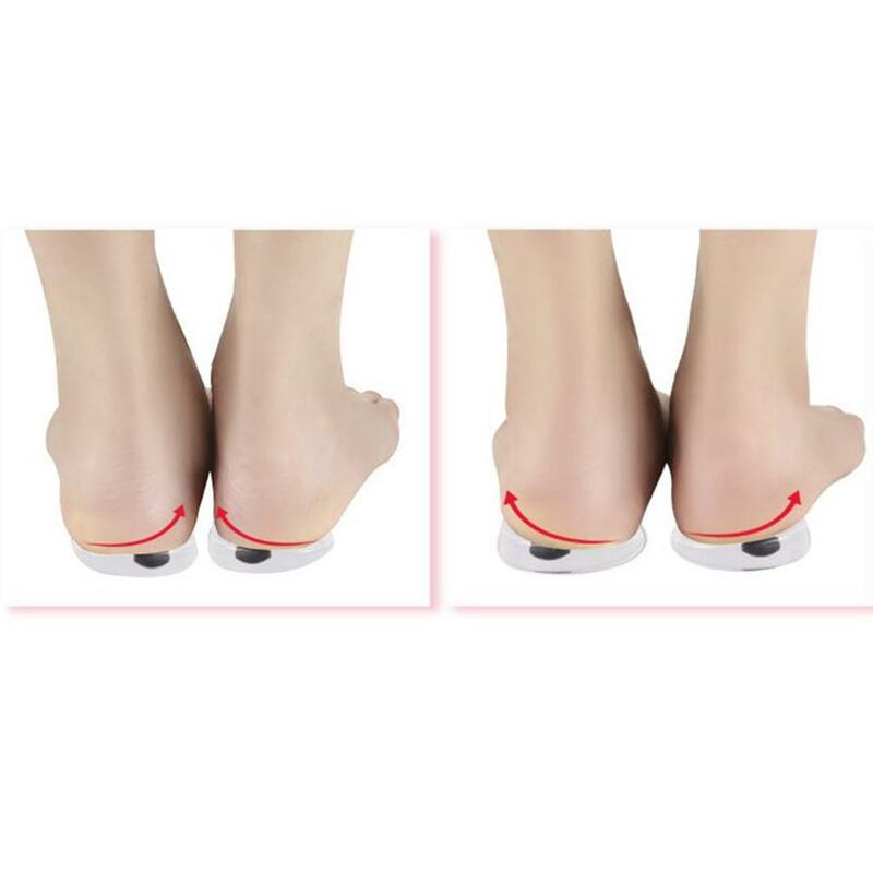 2-4pack 1 Pair O/X Type Legs Gel Correction Heel Support Insoles Pad for Women
