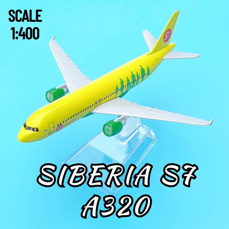 1:400 Worldwide Airbus 320 Replica Metal Aircraft Model Scale Aviation Collectible Diecast Miniature Ornament Souvenir Toys