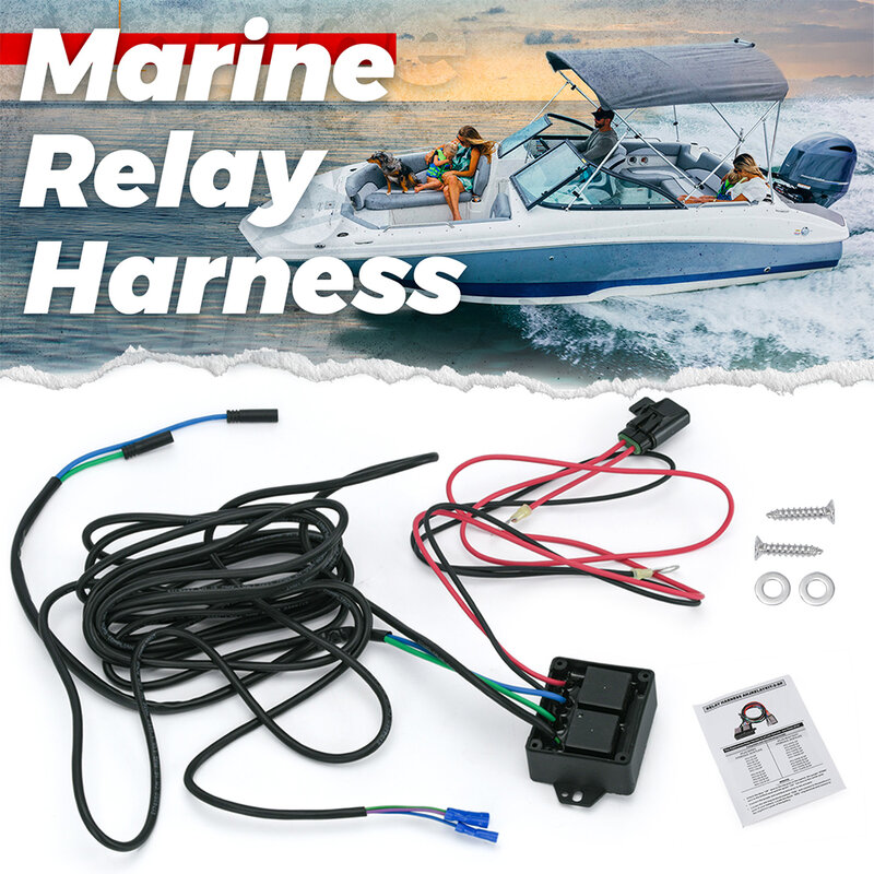 Boats Relay Harness For 2014-2023 Atlas Hydraulic Jack Plates AHJRELAYKIT-2-DP AHJ-4V-DP AHJ-4VHD-DP Marine Parts