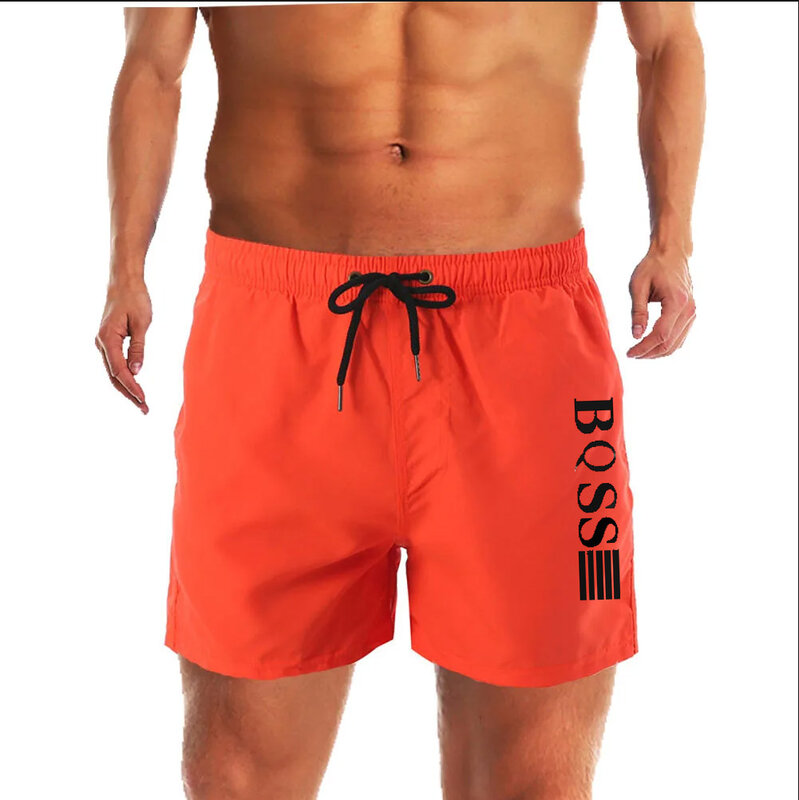 Celana pendek untuk pria musim panas pakaian renang pria celana pendek merek pakaian pantai seksi celana renang Pria pakaian renang pinggang rendah sejuk pakaian pantai
