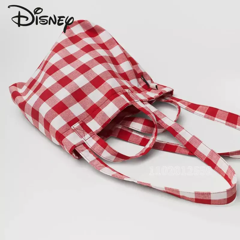 Disney-bolsa mickey para menina, bonito saco dos desenhos animados, grande capacidade, bolsa de ombro, alta qualidade, marca de luxo, moda, nova