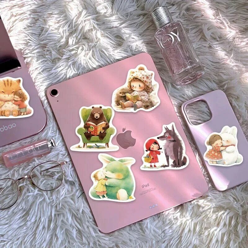 50Pcs Fairy Dream Cartoon Animal Graffiti Stickers Suitcases Laptop Phone Water Cup Skateboard Kid Toy Decorative Stickers