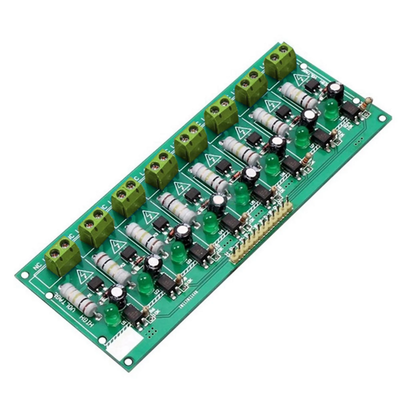 2X 8 Channel 220V AC Optocoupler Module MCU TTL PLC Processors Module