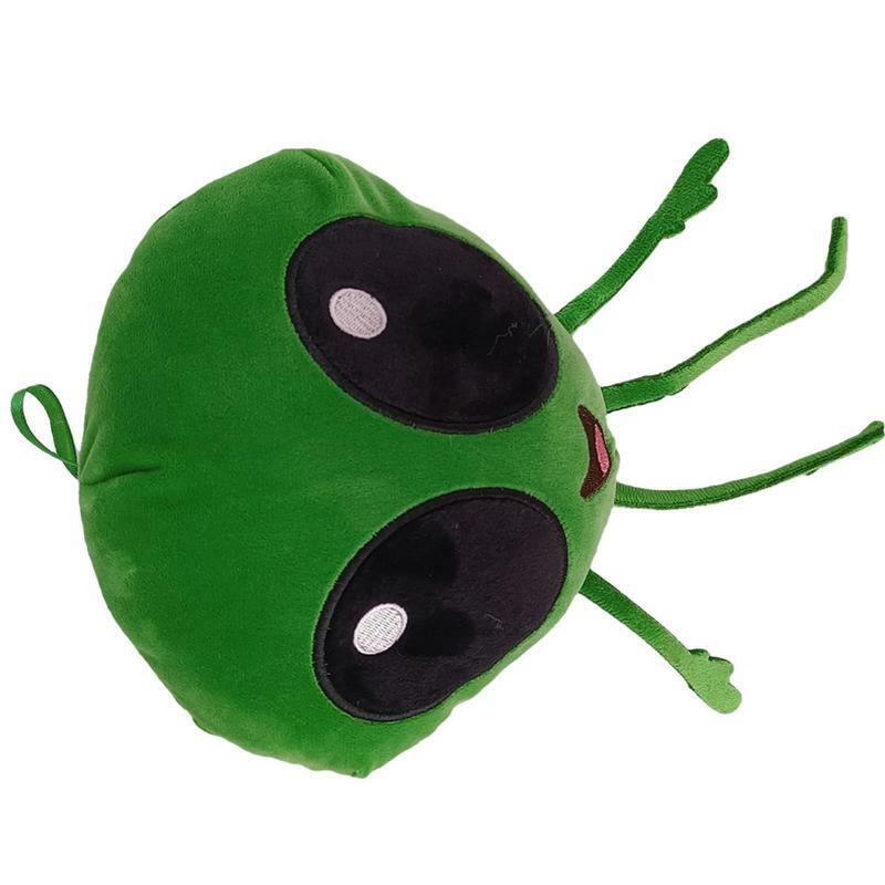 Plüsch Alien Puppe weich ausgestopft Raum Spielzeug 17cm entzückende Raum Kreatur Plüsch tier Alien Gesicht Kissen grün weich umarmbar Alien