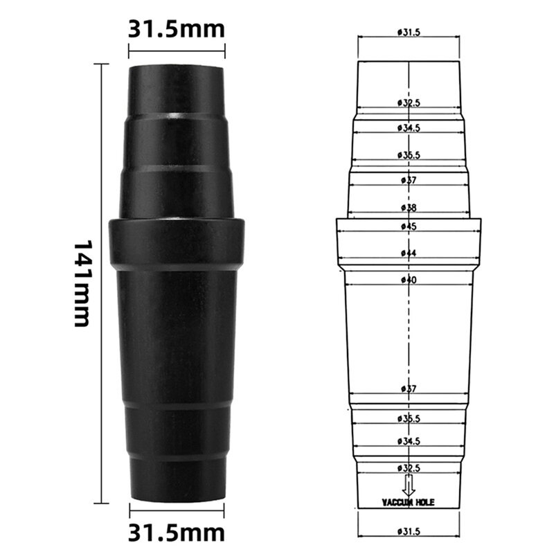 범용 진공 청소기 호스 어댑터 컨버터, 커넥터 액세서리, 4 레이어, 5 레이어, 32mm, 35mm, 39mm, 1 개, 3 개