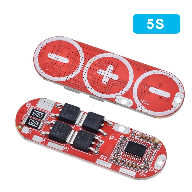 TZT Bms 1s 2s 10a 3s 4s 5s 25a Bms 18650 Li-ion Lipo Lithium Battery Protection Circuit Board Module Pcb Pcm 18650 BMS Charger