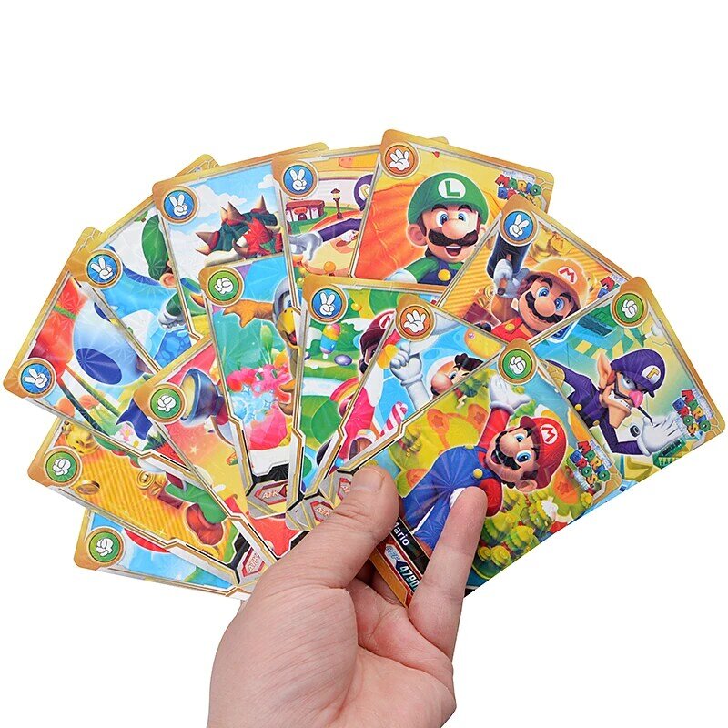 Cartes de collection Super Mario pour enfants, série Adventure Racing Architecture, jeux de cartes à collectionner limités, jouet pour enfants, cadeaux d'anniversaire, nouveau