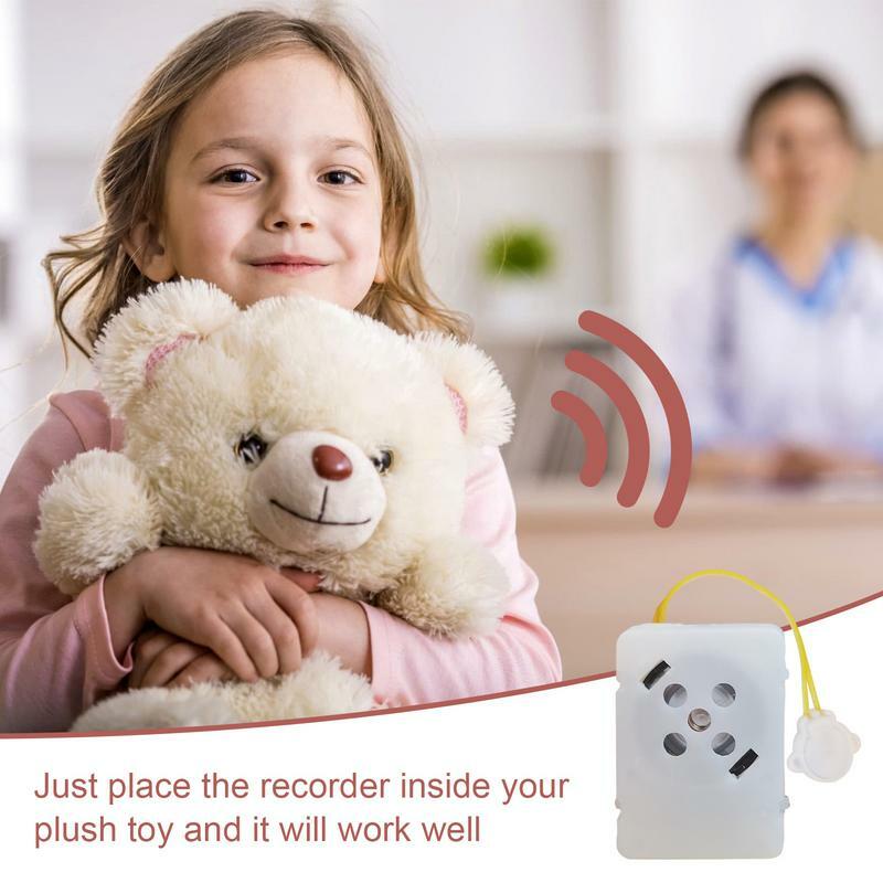 Recordable Sound Voice Box Module Plush Toy Voice Message Recorder Device Stuffed Animal Sound Recorder Christmas Gifts