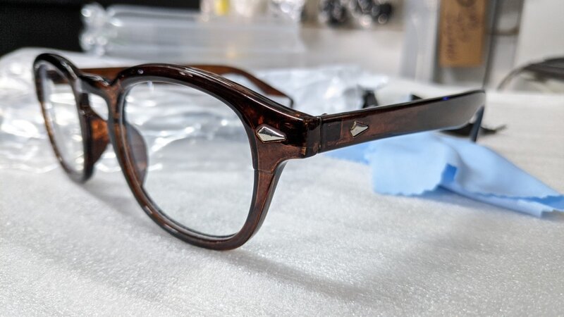 Óculos vintage retrô para homens e mulheres, moldura de espetáculo óptico, lente transparente, moldura preta, 2024