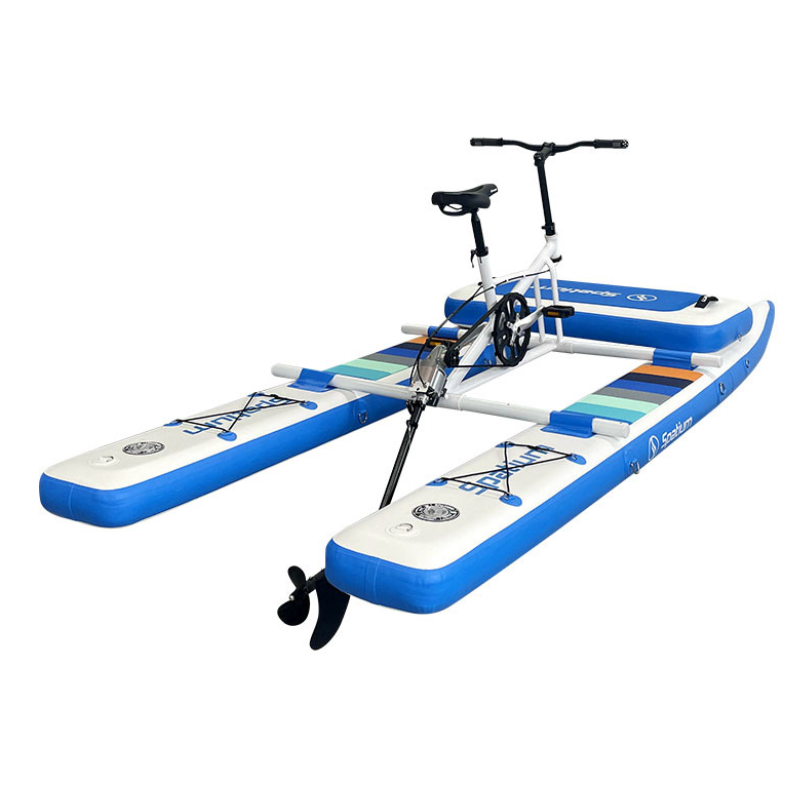 Spatium New design kid sea bike teenager water inflatable floating pedal bicycle for sale