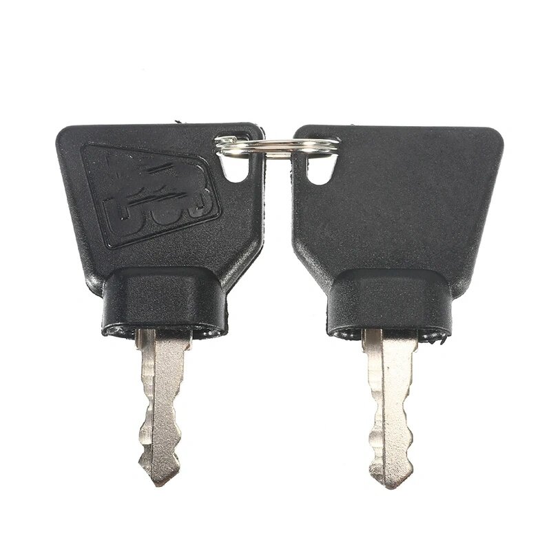 2 Pcs Ignition Start Key Switch Starter key For JCB 3CX Excavator Most JCB Machine Digger Replacement Parts