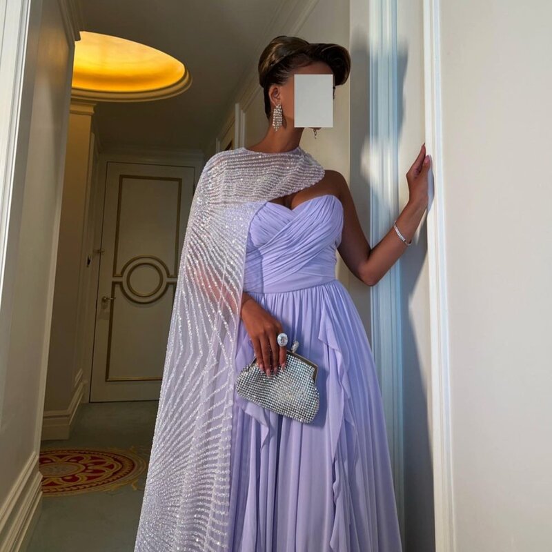 Женское шифоновое платье с запахом, Длинное Элегантное платье в стиле ретро с запахом, в стиле Санторини, Саудовская Аравия
