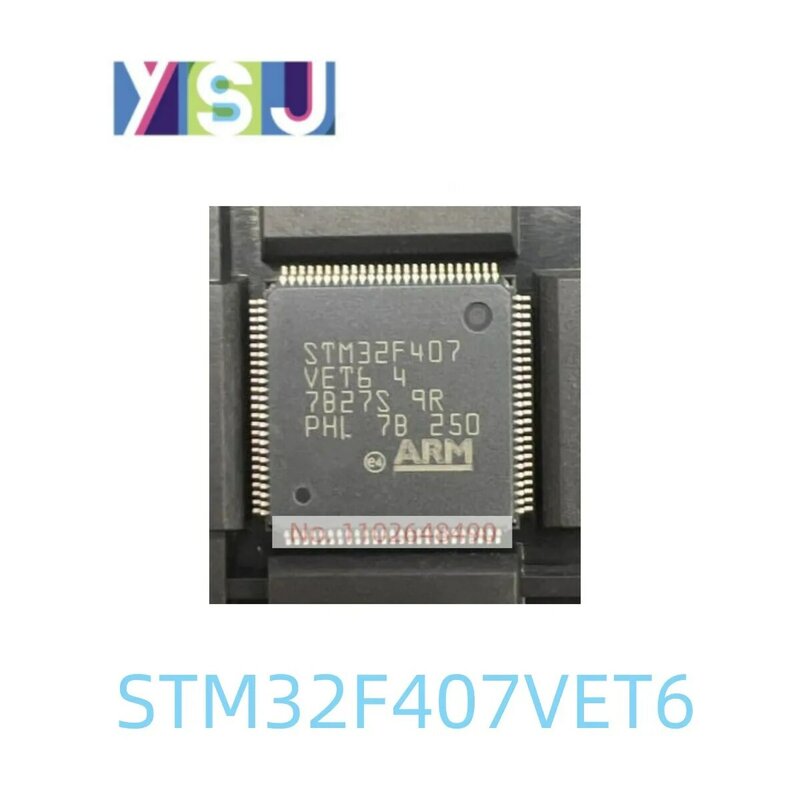 Microcontrolador IC Encapsulation100-LQFP, STM32F407VET6, Brand New
