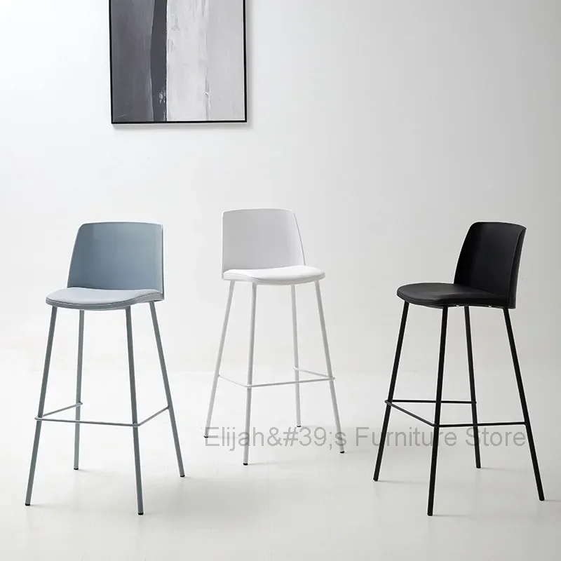Nordic Counter Bar Chair Ergonomic Luxury Designer Reception Modern Bar Stools White Garden Furniture