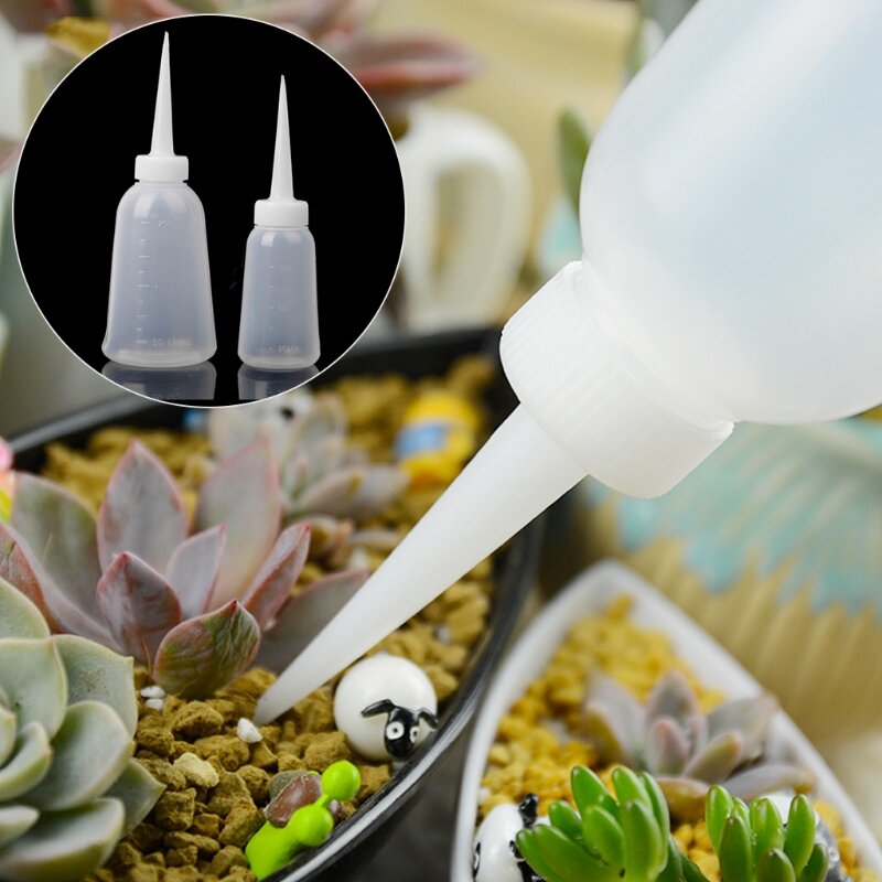 652F Plant Succulent Squeeze Watering Bottle Plastic Vertical Nozzle Spraying Can